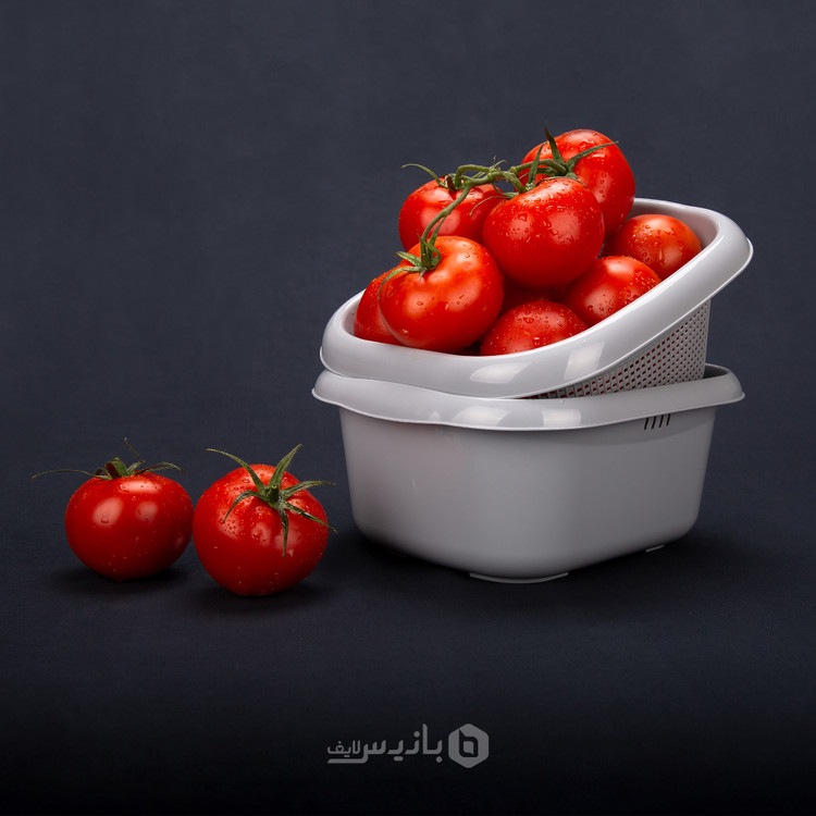 ست آبکش و لگن چهارگوش 6 پارچه بانیس